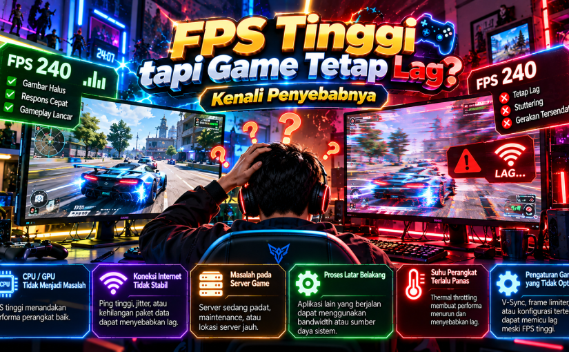 FPS Tinggi tetapi Game Tetap Lag? Ini Penyebab yang Mungkin Terjadi